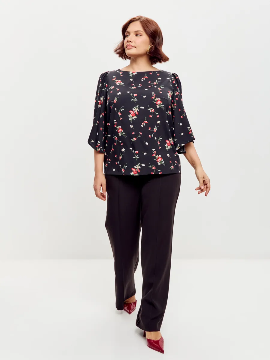 Блузка вечерняя офис большие размеры — изображение 3