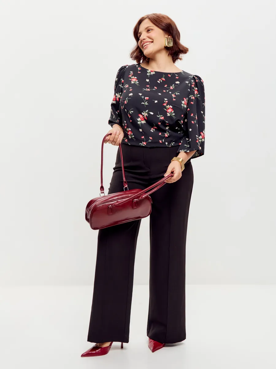 Блузка вечерняя офис большие размеры — изображение 6