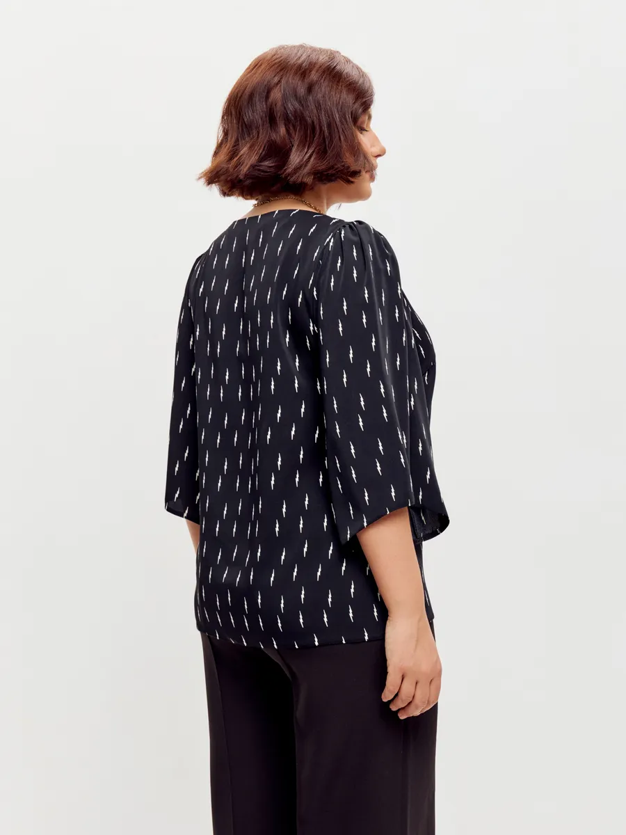 Блузка вечерняя офис большие размеры — изображение 5