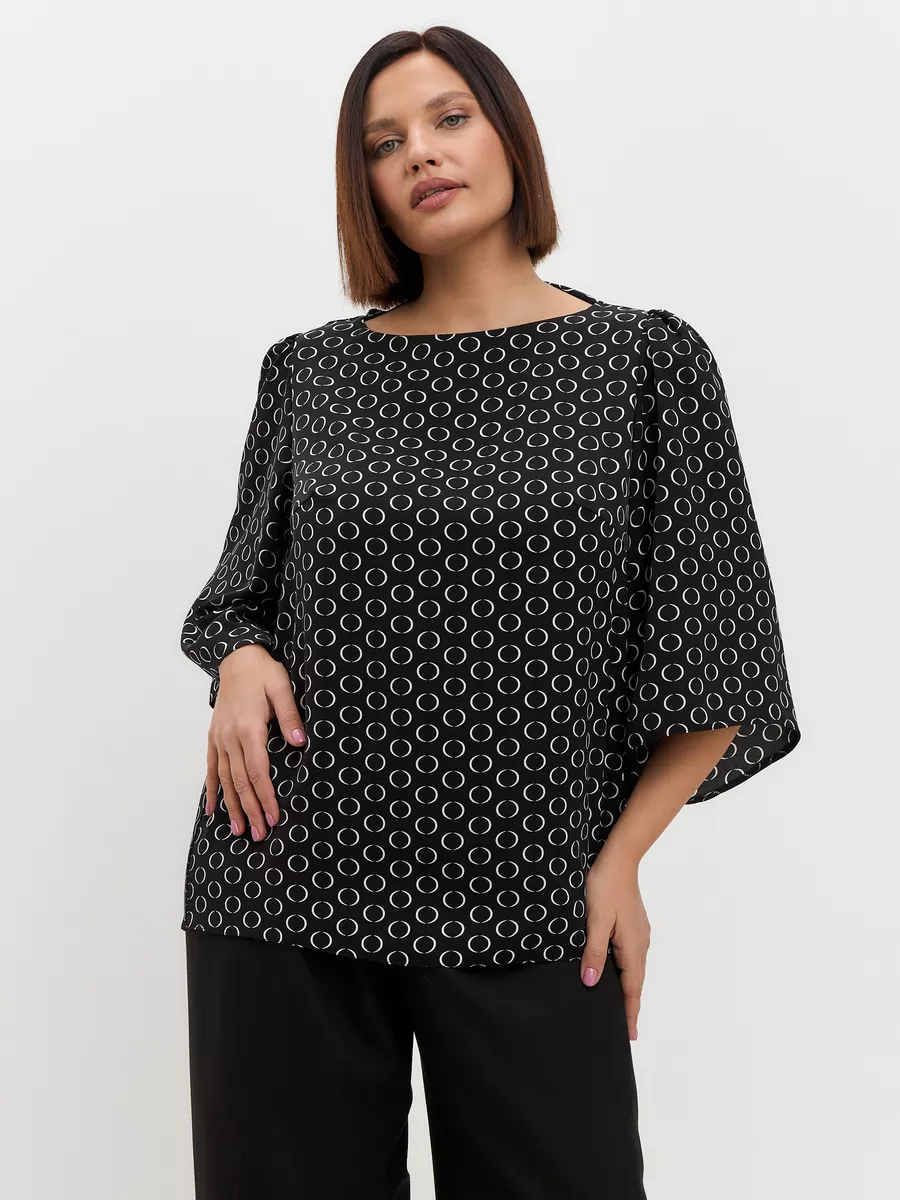 Блузка вечерняя офис большие размеры — изображение 2