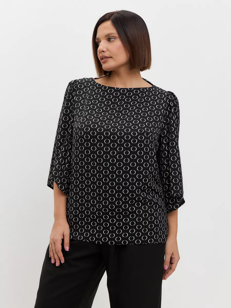 Блузка вечерняя офис большие размеры — изображение 4