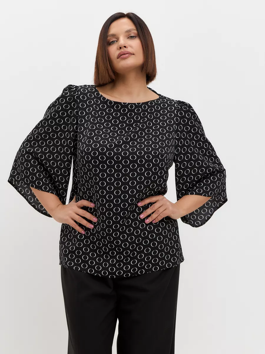 Блузка вечерняя офис большие размеры — изображение 5