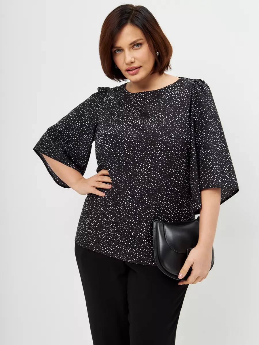 Блузка вечерняя офис большие размеры — изображение 2