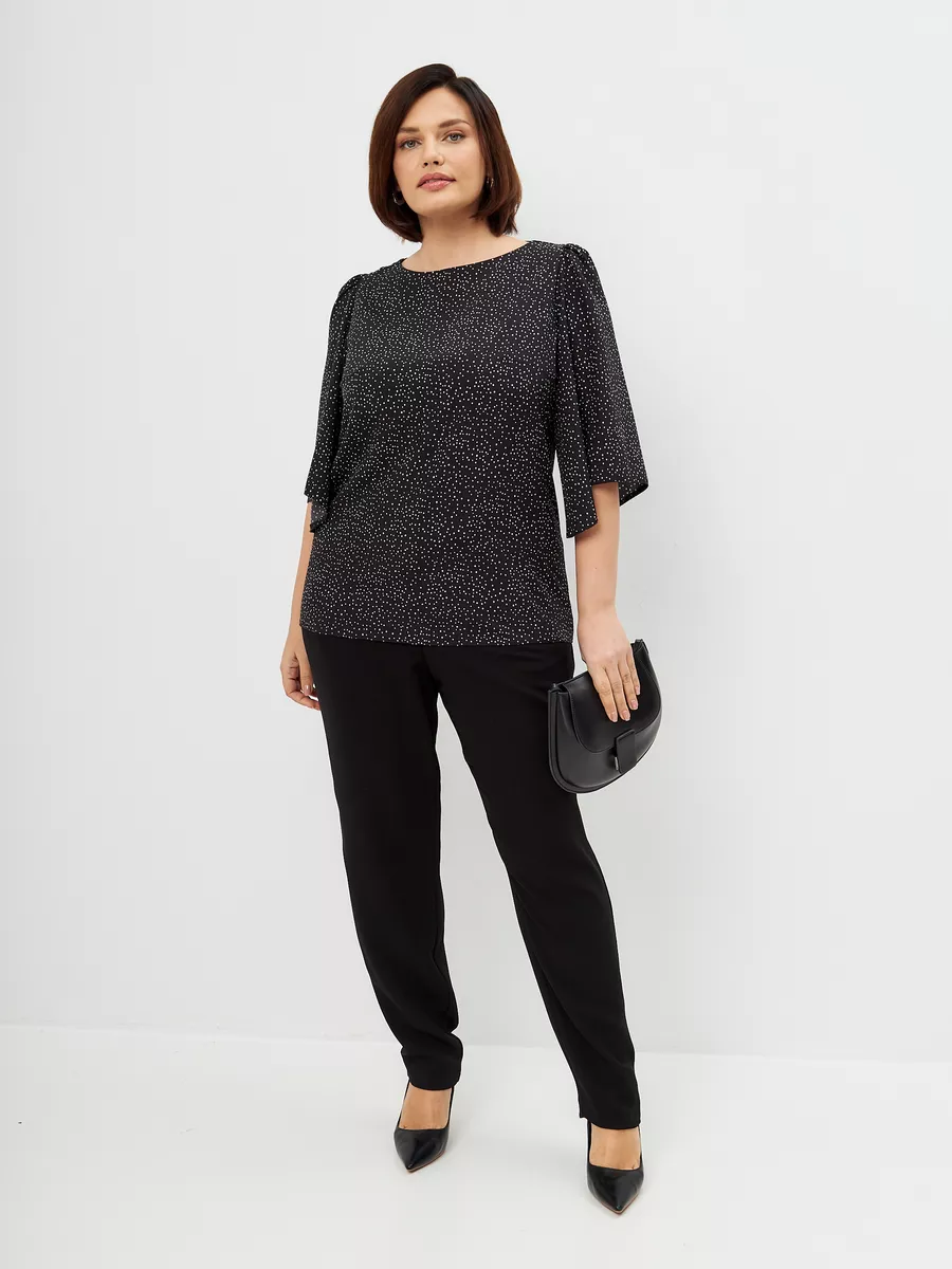 Блузка вечерняя офис большие размеры — изображение 3