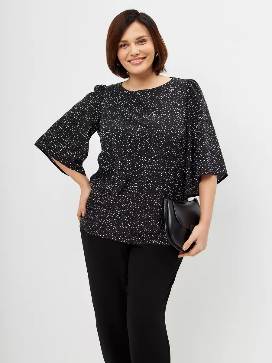 Блузка вечерняя офис большие размеры — изображение 5