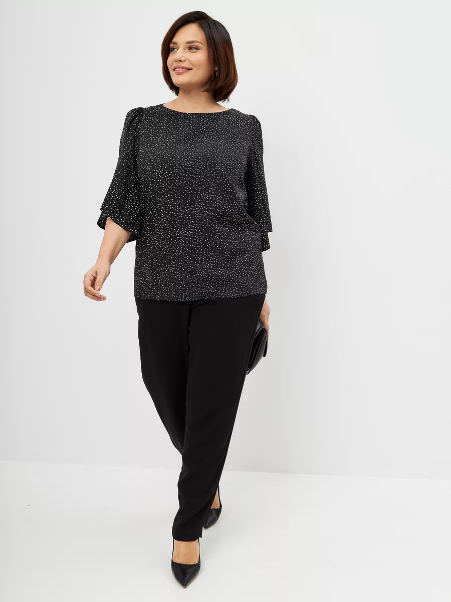 Блузка вечерняя офис большие размеры — изображение 6