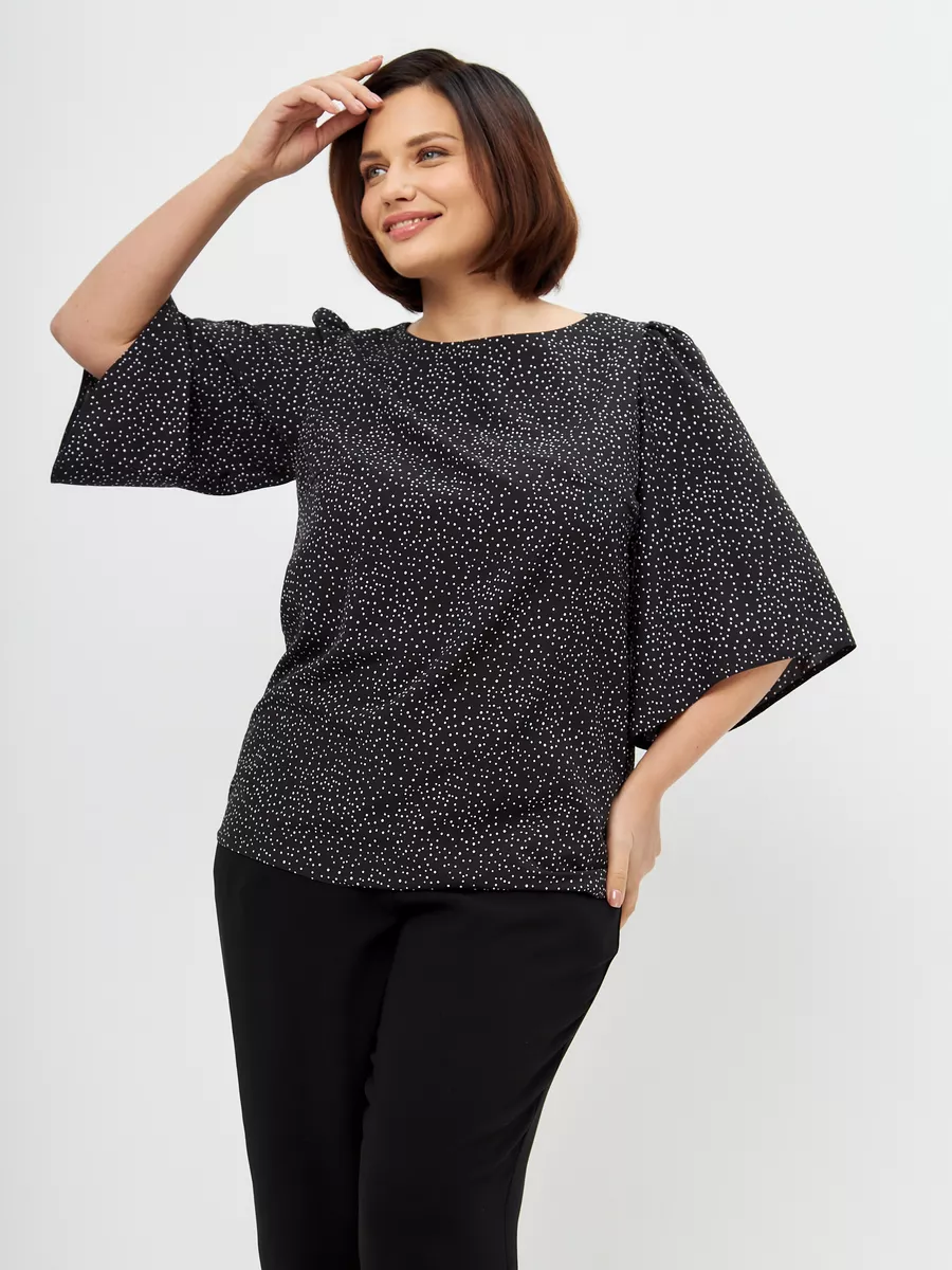 Блузка вечерняя офис большие размеры — изображение 7