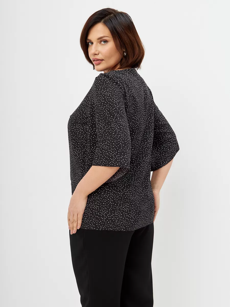 Блузка вечерняя офис большие размеры — изображение 8