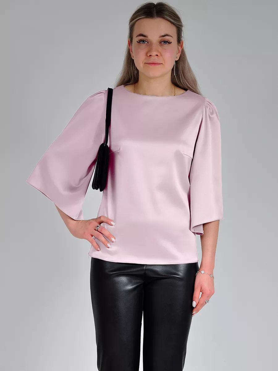 Блузка шелковая вечерняя офис